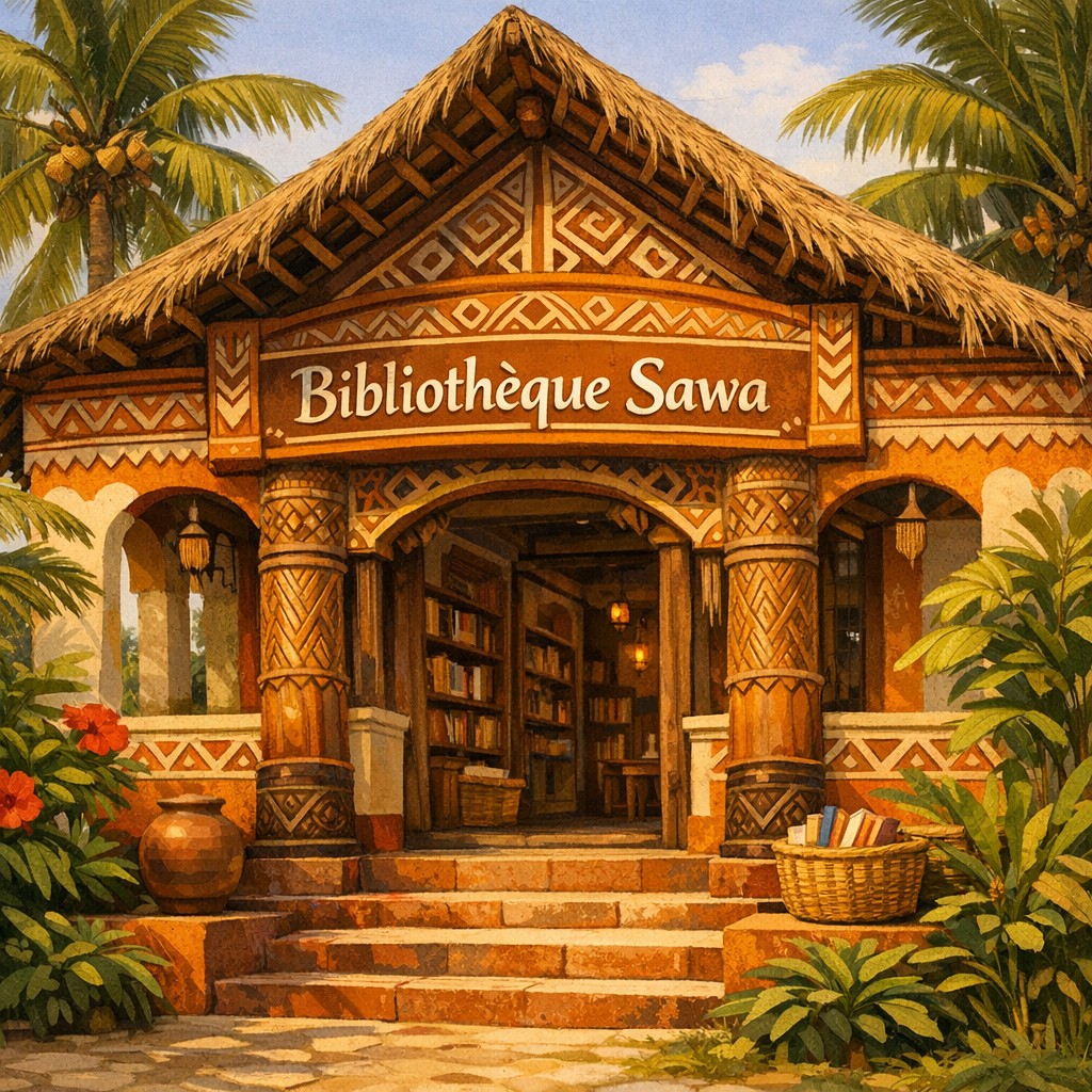 Scène de vie illustrant la culture Sáwá