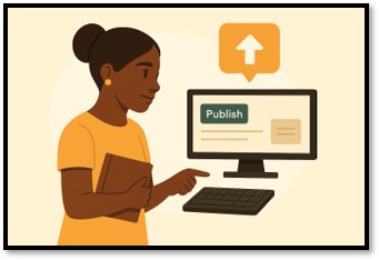 Illustration d’un cours de Douala en ligne sur ordinateur et mobile